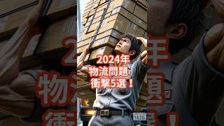 2024年物流問題 衝撃5選！就職 50代 転職 資格 ゆっくり解説 [upl. by Nuhs]