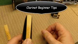 Beginner Clarinet tips Mouthpiece amp Reed Assembly [upl. by Lucrece]