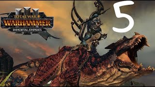 Total War Warhammer 3 Kroq Gar Lizardman Part 5 North Secured [upl. by Chemaram83]