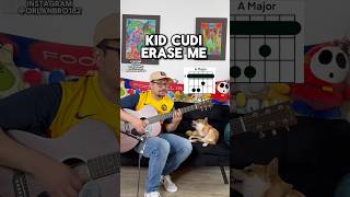 Kid Cudi  erase me cover  guitar tutorial [upl. by Prem]