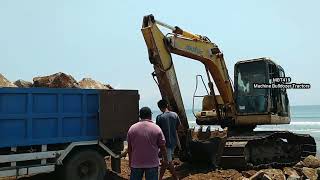 💲💲™ Mining big stone Excavator and truck [upl. by Andee]