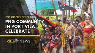 PNG community in Port Vila celebrates independence day with festivities  VBTC News [upl. by Nomannic]