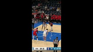 Jack McVeigh hits the crazy gametying shot for the Rockets 🤯  nba [upl. by Maillij]