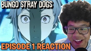 WELCOME TO THE DETECTIVR AGENCY  Bungo Stray Dogs Episode 1 Reaction [upl. by Luz]