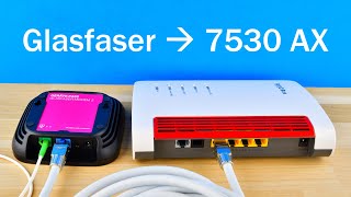 7530 AX am Glasfaser ONT WLAN Speed Ping Latenz Reichweite FRITZOS 780 Fritzbox 7390 amp 7490 [upl. by Worsham]