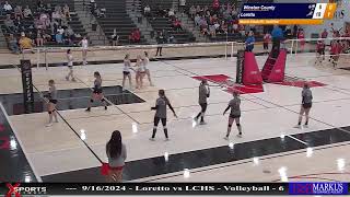 Loretto High School vs Deshler High School AL Volleyball  9142024 Muscle Shoals Tour… [upl. by Aleusnoc411]