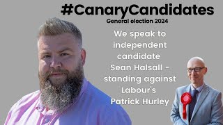 Canary Candidates 2024 independent Sean Halsall standing against Labour in Southport in the election [upl. by Perot712]