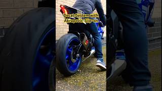 Straight Piped Yamaha R6 with Akrapovic slipon akrapovic yamaha r6 motorcycle [upl. by Nyre55]