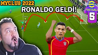 C RONALDO TAKIMDA ⚽ MARADONA EFSANE GOL  PES 2022 Efootball 2022 RÜYA TAKIM 5 [upl. by Jay]