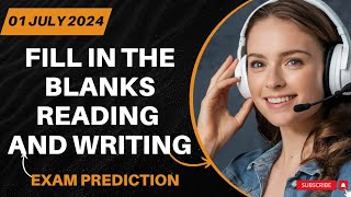 Reading and Writing Fill in The Blanks PTE Academic  JULY 2024 Predictions amp Practice [upl. by Asilav756]