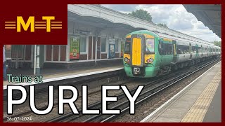 Trains at Purley [upl. by Engeddi]