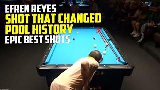 Efren Reyes Best Shots The Efren Reyes Shot That Changed Pool History and Best Shots Compilation [upl. by Norud352]