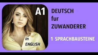 GERMAN  A1  GOETHE INSTITUT  GRAMMAR TASK [upl. by Odlauso]