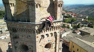 Pulizia campanile Basilica Santa Maria Assunta ad Atri 2024  Abruzzo [upl. by Service231]