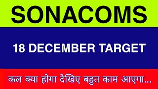 18 December Sonacoms Share  Sonacoms Share latest news  Sonacoms Share price today News [upl. by Yssirhc648]