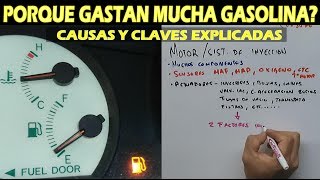 Causas que ocasionan alto consumo de gasolina en los autos [upl. by Esya]