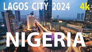 Lagos City 2024  Nigeria 4K By Drone [upl. by Subir127]