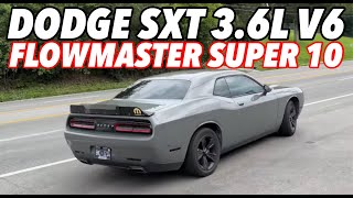 2017 Dodge Challenger SXT 36L V6 w FLOWMASTER SUPER 10s [upl. by Keith]