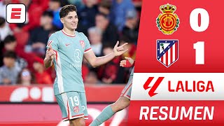 ATLÉTICO DE MADRID GANÓ con GOL DE JULIÁN ÁLVAREZ y asistencia de Simeone 10 vs MALLORCA  La Liga [upl. by Llerrod982]