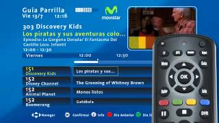 ¿Cómo manejar tu guía de pantalla en tu Movistar TV HD [upl. by Ashraf]