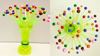 Plastic Bottle CraftsCrafts idea with plastic bottleBottleDIY [upl. by Ines]