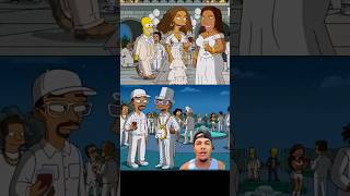 Los Simpson predijeron las fiestas de Sean Diddy Combs seandiddycombs diddy simpsons beyonce [upl. by Cirdec]