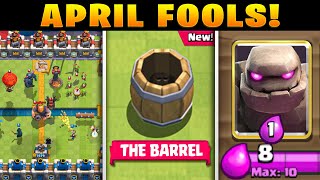 Every Clash Royale April Fools Prank [upl. by Ecinom]