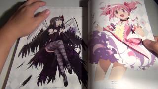 Madoka Magica Rebellion The Movie Art book Review [upl. by Rufena]