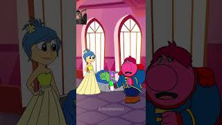 Destiny Kiss Fear vs Anger  Inside out 2 joy animation funny insideout2 [upl. by Novyak711]