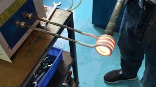 15KW Induction Heater Induction Heating Machine For Steel Iron Bar [upl. by Trina]