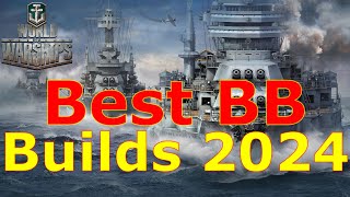 World of Warships The Best Battleship Builds For 2024 [upl. by Omik852]