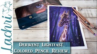 Derwent Lightfast Colored Pencil Review amp Tips  Lachri [upl. by Gona]