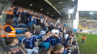 Waasland Beveren  Club Brugge North Fanatics 260714 [upl. by Ardnasela]