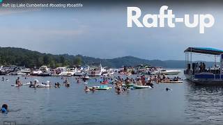 Raft Up Lake Cumberland Join the recordholding Lake Cumberland Raft Up boating boatlife [upl. by Fromma]