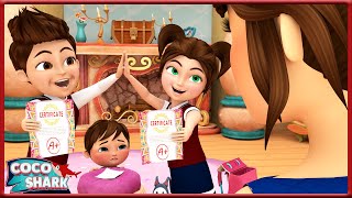 Good Grade Song  Grades of Greatness  Kids Songs  More Songs  Coco Shark Nursery Rhymes 280 [upl. by Derk]