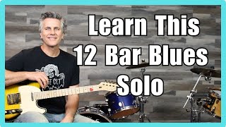 Blues Solo Building Blocks12 Licks That Flow Together [upl. by Ajaj]