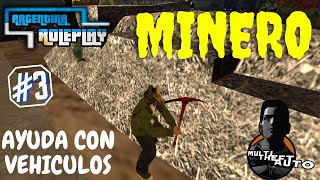 MINERO y COMANDOS de VEHÍCULOS  Argentina Roleplay 3 GTA SA MTA  aGUS [upl. by Eniawtna]