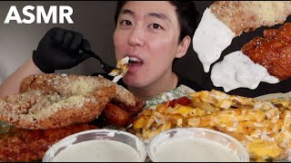 ASMR MUKBANG wingstop chicken and ranch good  KevSMR [upl. by Wernda]