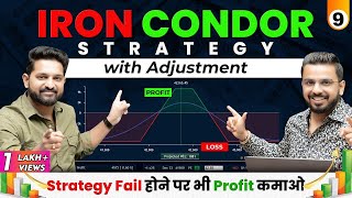 Iron Condor Strategy with Profitable Adjustments  Learn Trading in Share Market [upl. by Auginahs]