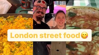 My first vlog  portobello market  Notting Hill London food [upl. by Cavallaro]