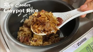 Rice Cooker Claypot Rice  Rice Cooker Meal 2 [upl. by Nitsrik]