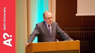 Erkki Liikanen quotRahoitusmarkkinat ja niiden sääntely kriisien jälkeenquot 442017 [upl. by Ajnotal130]