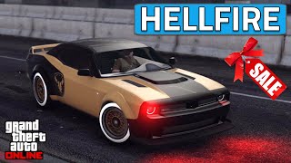 Bravado Gauntlet Hellfire Best Customization  Review  Aggressive Build Paint Job  GTA 5 Online [upl. by Ardnasal]