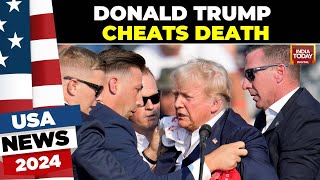 Trump Assassination Attempt Donald Trump Cheats Death By A Whisker  US Breaking News [upl. by Haywood]