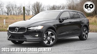 2023 Volvo V60 Cross Country Review  A Rare Wagon from Sweden [upl. by Allisurd]