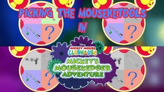 Picking The Mouseketools In Mickeys Mousekedoer Adventure [upl. by Jeminah]