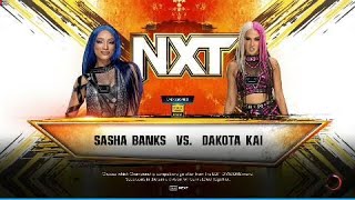 Sasha Banks vs Dakota Kai [upl. by Etteuqram]