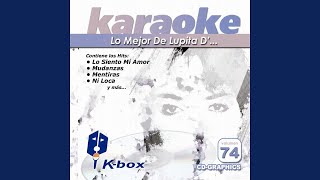 Mudanzas Karaoke Version [upl. by Hgeilhsa]