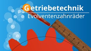 Geometrie von Evolventenzahnräder  Was ist eine Evolvente  Modul  Teilkreisdurchmesser [upl. by Muriel710]