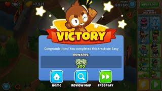 BLOONS TD 6  RAVINE  DEFLATION  NO MONKEY KNOWLEDGE [upl. by Levinson846]